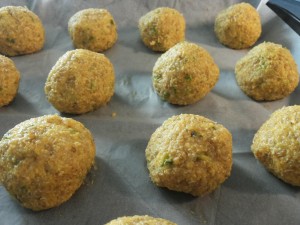 polpette di quinoa da cuocere