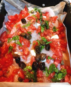 Filetto di persico reale alla mediterranea da cuocere