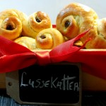 Lussekatter o gatti di s. Lucia – panini dolci svedesi allo zafferano