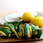 Scamorze in foglie di limone da cuocere