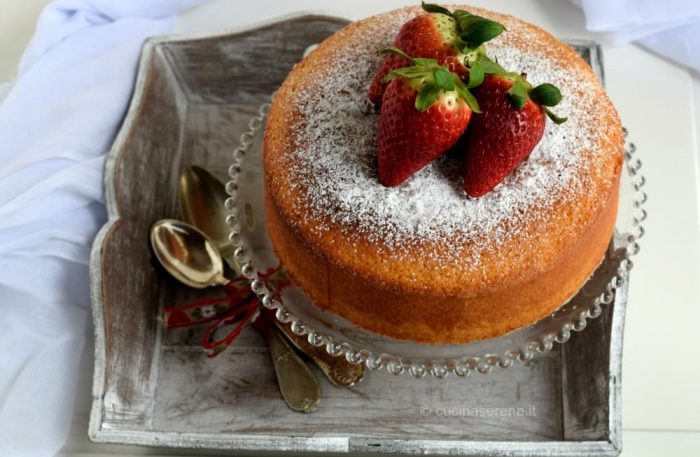 Hot milk sponge cake