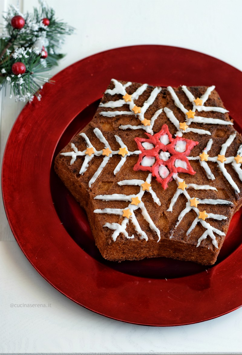 Torta Stella Di Natale.Stella Di Natale Agli Agrumi E Mandorle Dolci Tipici Di Natale