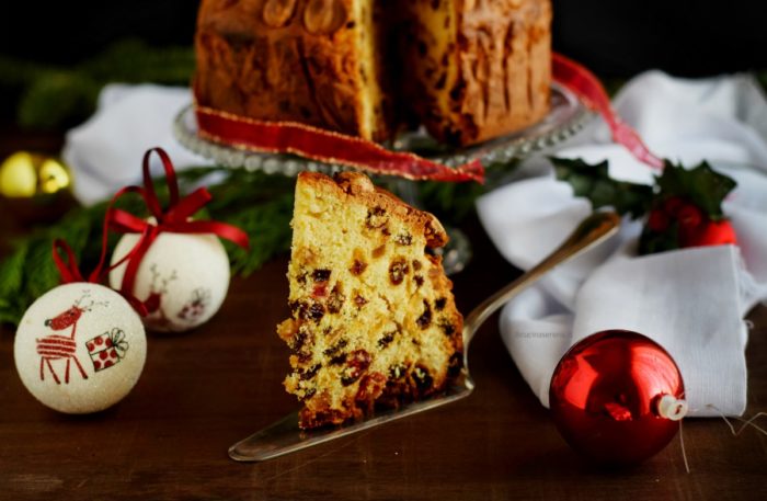 Dundee cake food photography