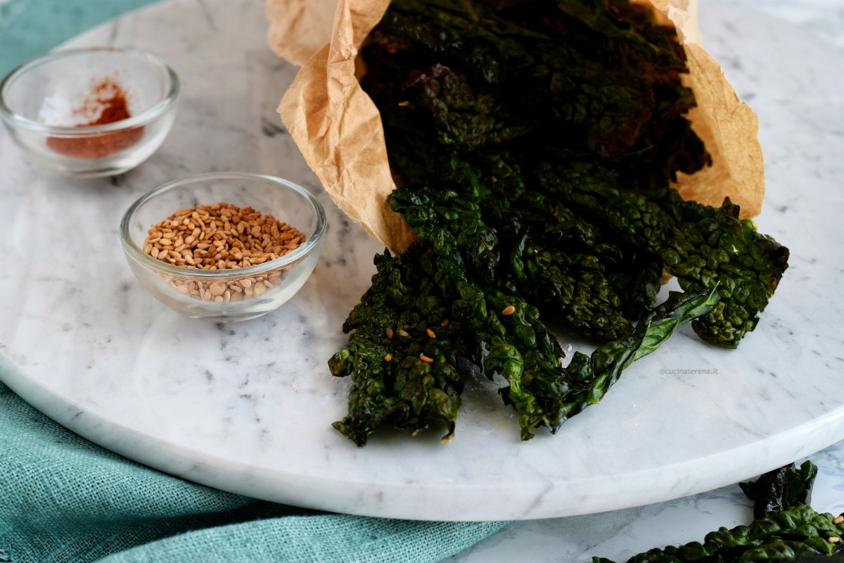 chips di cavolo nero ricetta dello chef newyorkese Dan Barber