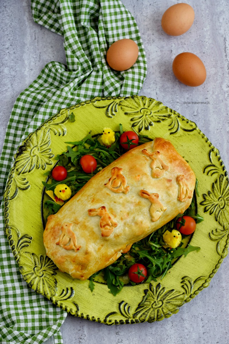 Pâté de Pâques o pâté Berrichon è un polpettone ripieno di uova tipico della festività Pasquale in Francia