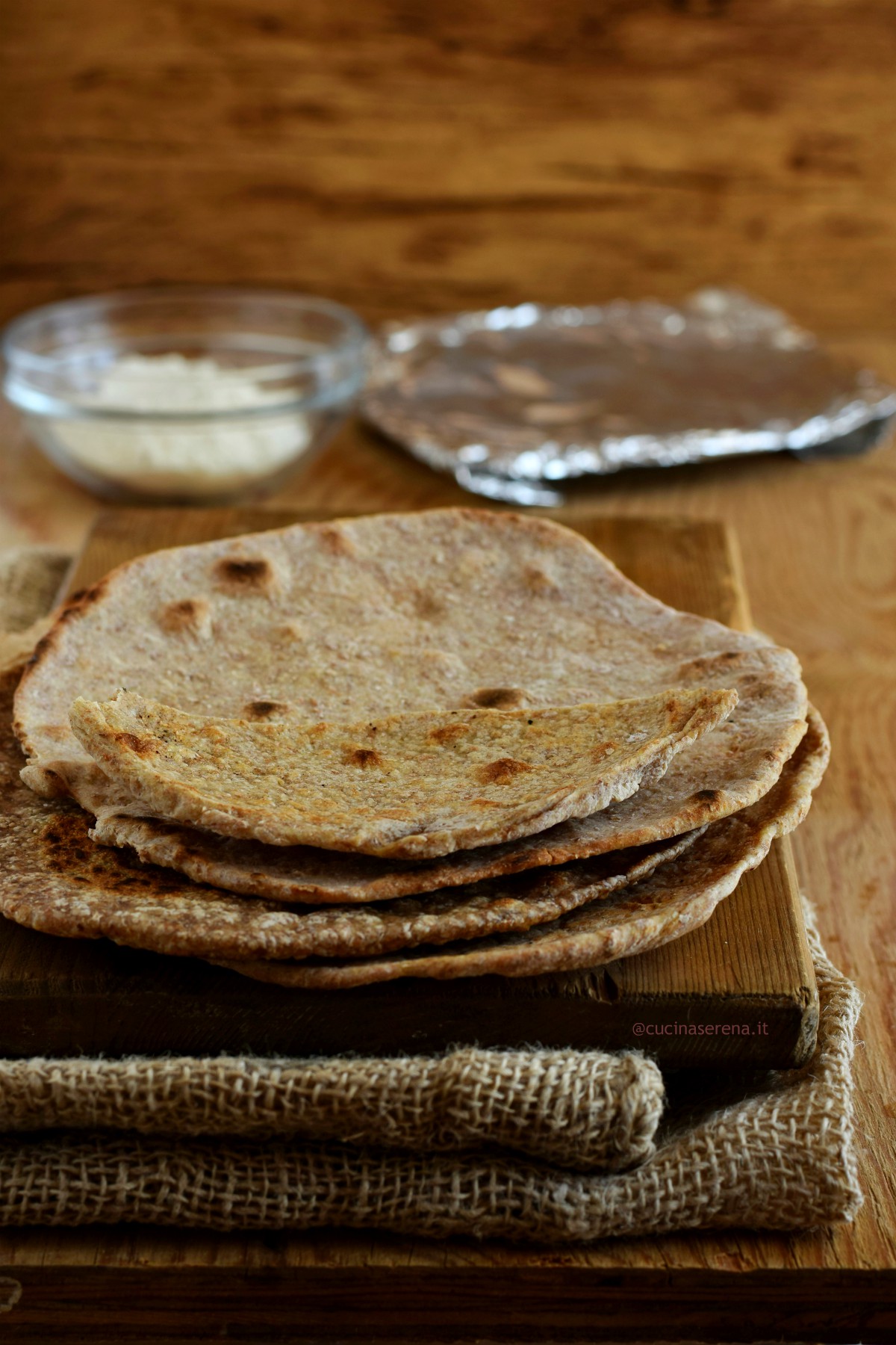 Chapati pane indiano senza lievito 