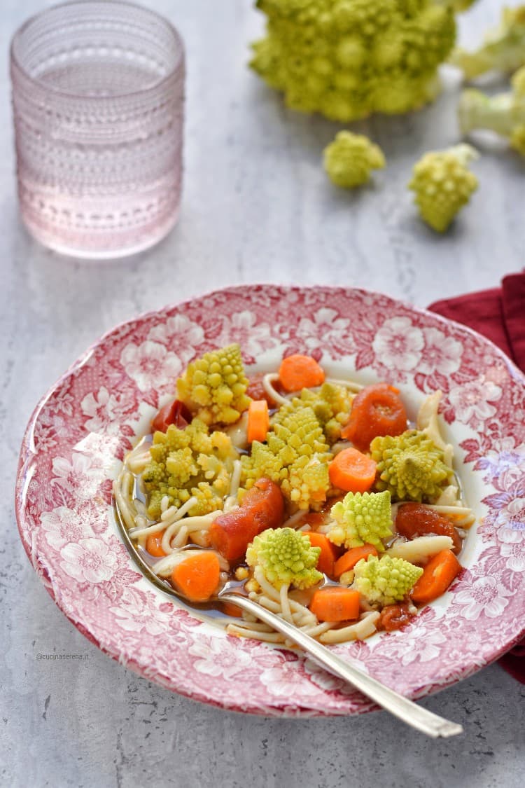 Minestra broccoli e arzilla - ricettal laziale