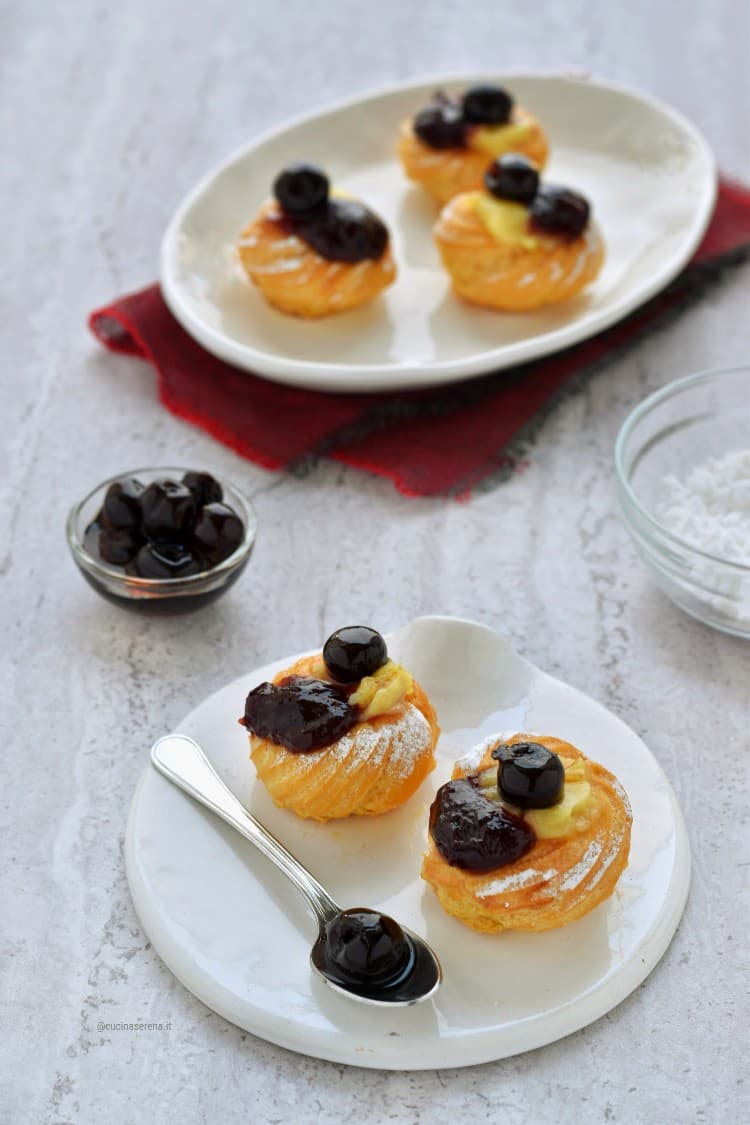 Zeppole mignon al forno