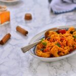 Jollof riso africano con pollo spezie e verdure -Cucina Serena