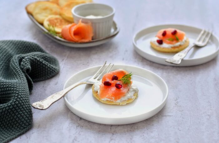 Blinis focaccine russe