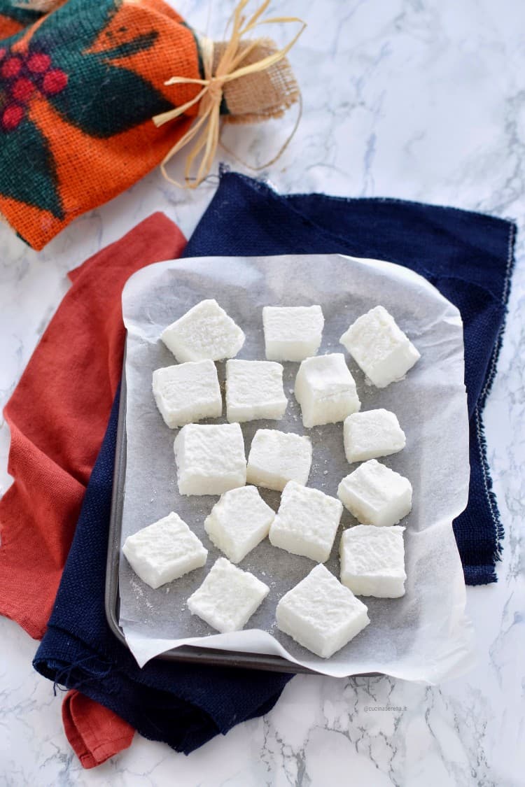 Marshmallow caramelle per la befana ricetta facile